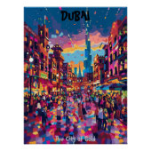 Dubai: The City of Gold - Arte Contemporáneo ポスター (正面)