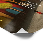 Dubai: The City of Gold - Whimsical Art ポスター (コーナー)