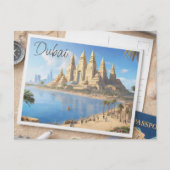 Dubai Travel Postcard ポストカード (正面)