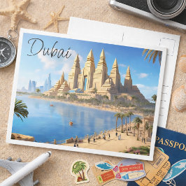 Dubai Travel Postcard ポストカード