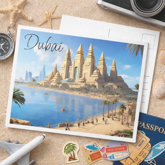 Dubai Travel Postcard ポストカード