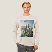 DUBAI TSHIRT BY MOJISOLA ADEOLA GBADAMOSI トライブレンドTシャツ (正面全体)