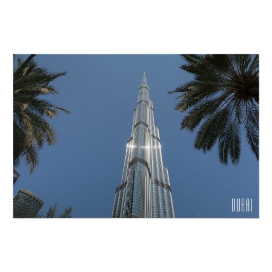 Dubai UAE Burj Khalifa ポスター (正面)