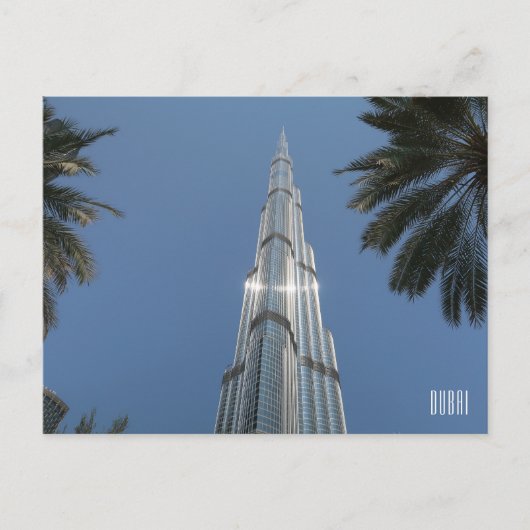 Dubai UAE Burj Khalifa ポストカード (正面)