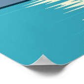 Dubai United Arab Emirates Travel Illustration  ポスター (角)