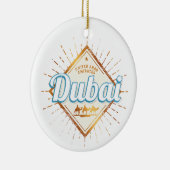 Dubai United Arab Emirates Vintage UAE Souvenir セラミックオーナメント (右)