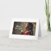 Dubbele kerst wenskaart カード (正面)