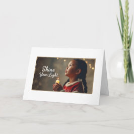 Dubbele kerst wenskaart カード