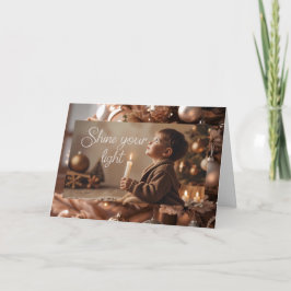 Dubbele kerst wenskaart カード