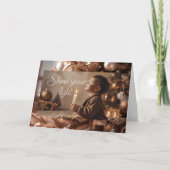 Dubbele kerst wenskaart カード (正面)