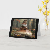 Dubbele wenskaart kabouter カード (黄色い花)