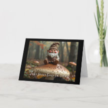 Dubbele wenskaart kabouter