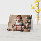 Dubbele wenskaart kerst カード (黄色い花)