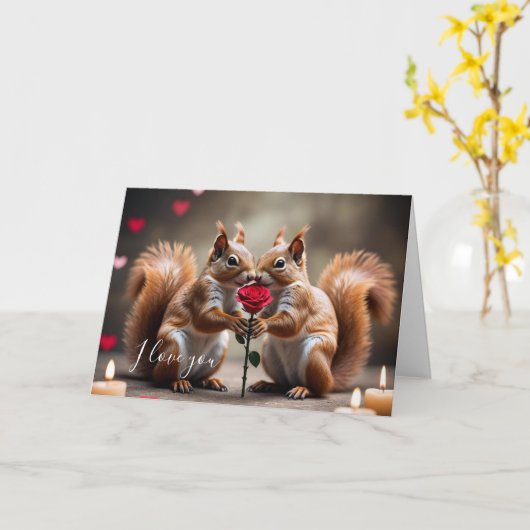 Dubbele wenskaart Valentijn カード (黄色い花)