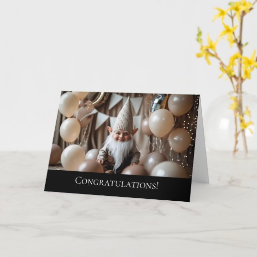 Dubbele wenskaart verjaardag カード (黄色い花)