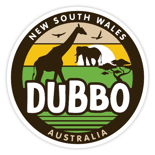 Dubbo, New South Wales Australiaステッカー シール