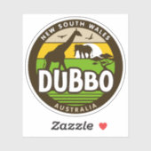 Dubbo, New South Wales Australiaステッカー シール (シート)