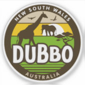 Dubbo, New South Wales Australiaステッカー シール (正面)