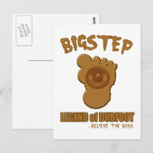 Dubfoot BIGFOOT DUBSTEPのビグステッおもしろいプ伝説 ポストカード (正面/裏面)