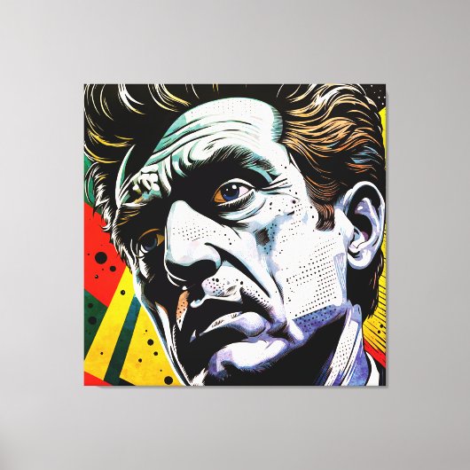 Dubious キャンバスプリント (正面)