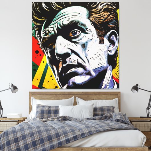 Dubious キャンバスプリント (インサイチュ (寝室))