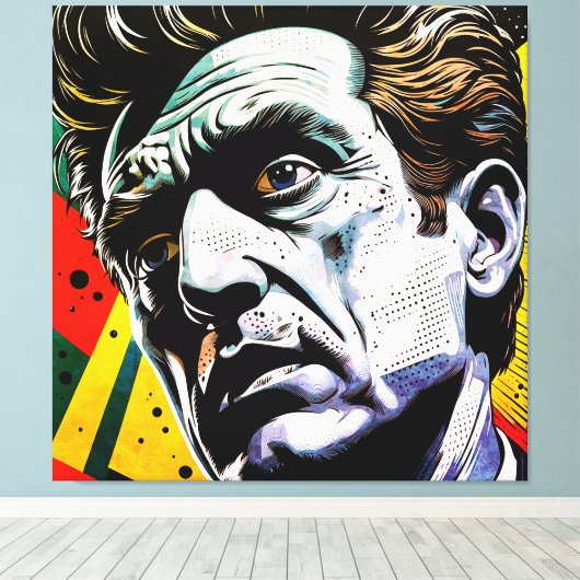 Dubious キャンバスプリント (インサイチュ (ウッドフロア))