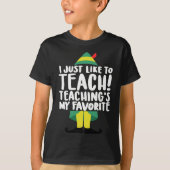 Duble2t I Just Like To Teach Teachings My Favorite Tシャツ (正面)