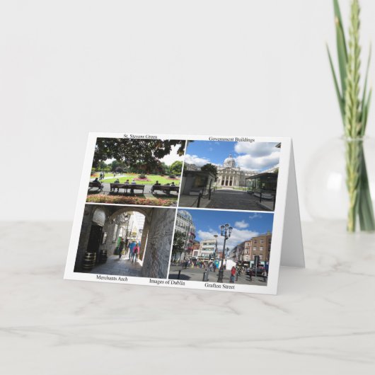 Dublinグリーティングカードの画像 カード (正面)