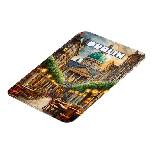 Dublin, cité aux mille nuances de vert マグネット (左側)