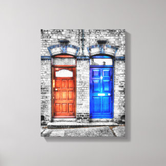 Dublin Doors - Artistic Treatment キャンバスプリント