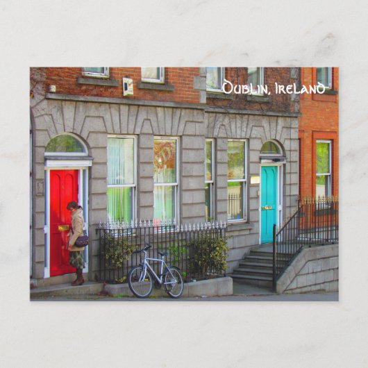 Dublin doors ~Dublin, Ireland ポストカード (正面)