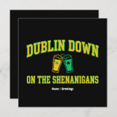 Dublin Down Heritage Club Vintage Varsity Clover  招待状 (正面/裏面)