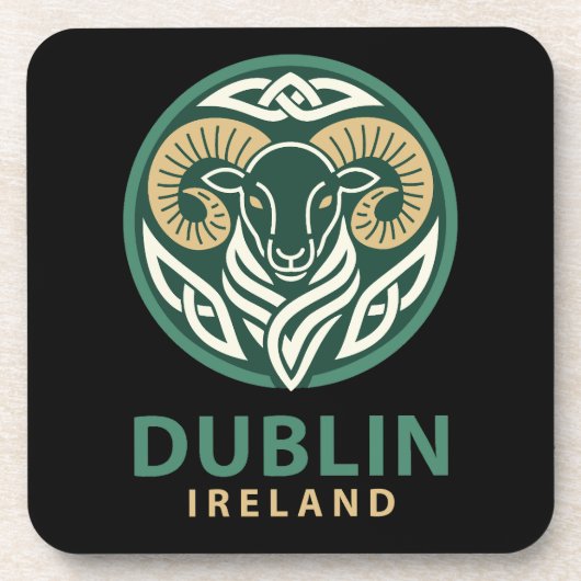 Dublin Ireland Europe コースター (正面)