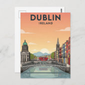Dublin Ireland Travel ポストカード (正面/裏面)