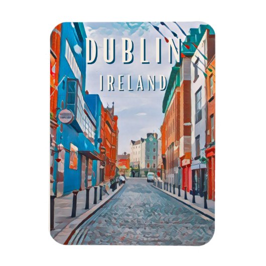 Dublin, la ville des traditions irlandaises マグネット (縦)