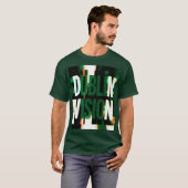 Dublin Vision Glitch St Patricks Day Tシャツ (正面フル)