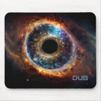 Dubman Designs: ユニバーサルアイ、銀河 マウスパッド