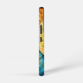 Dubman Does Design: 光るフィボナッチ螺旋アート Samsung Galaxyケース (右側面)