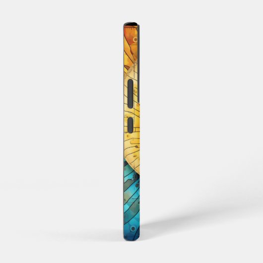 Dubman Does Design: 光るフィボナッチ螺旋アート Samsung Galaxyケース (右側面)
