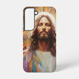 Dubman Does Design: 光るフィボナッチ螺旋アート Samsung Galaxy S22ケース