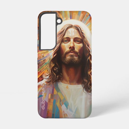 Dubman Does Design: 光るフィボナッチ螺旋アート Samsung Galaxyケース (裏面)