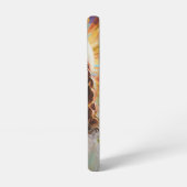 Dubman Does Design: 光るフィボナッチ螺旋アート Samsung Galaxyケース (左側面)