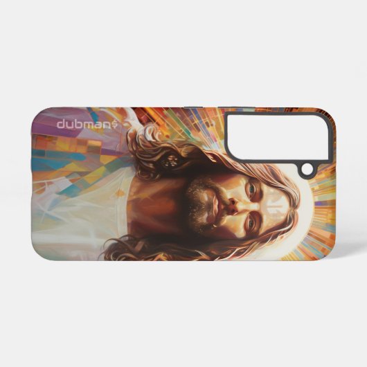 Dubman Does Design: Glowing Fibonacci Spiral Art Samsung Galaxyケース (裏面横)