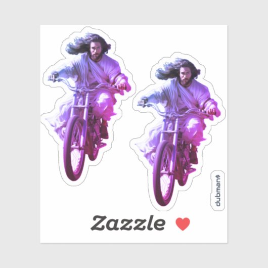 Dubman Does Design: Jesus on Wheels, Heaven sent シール (シート)