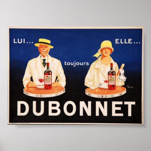 Dubonnet poster ポスター (正面)