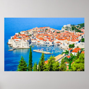 Dubrovnikポスター、クロアチア ポスター