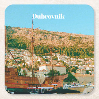 Dubrovnik - Croatia スクエアペーパーコースター