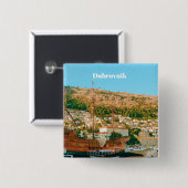 Dubrovnik - Croatia  缶バッジ (正面&裏面)