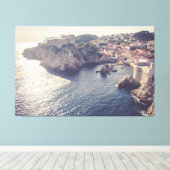 Dubrovnik Croatia at Sunset 60x38大きなキャンバス キャンバスプリント (インサイチュ (ウッドフロア))