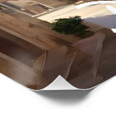 Dubrovnik Croatia Historic Centre Travel Print ポスター (コーナー)